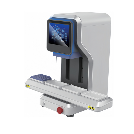 Meticulab AutoPipette 96 Pro 96-channel automated pipetting workstation – 1μL–1000μL volume range, 96-channel parallel processing, high accuracy, compact benchtop design. For research use only.
