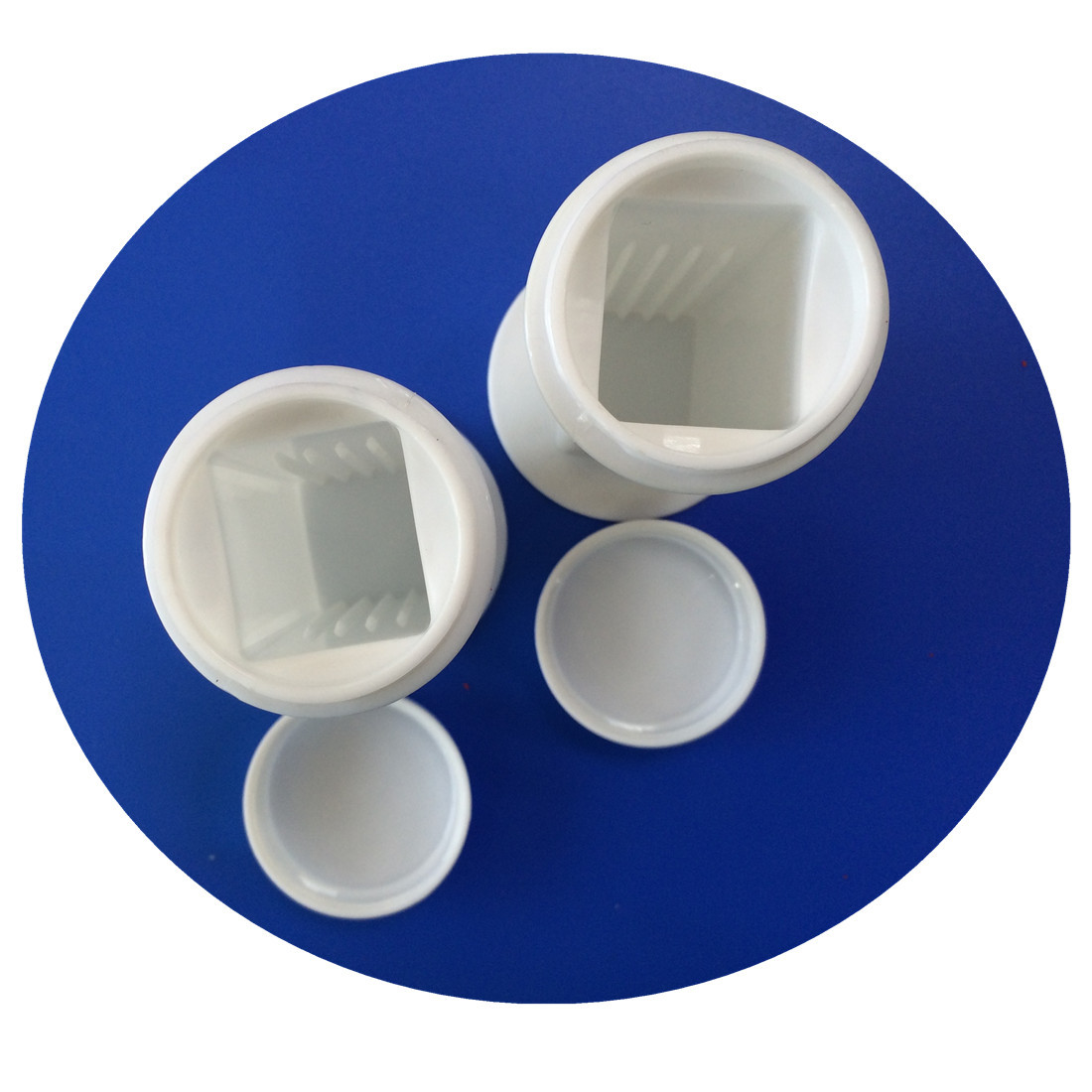 Polypropylene Staining Coplin Jar - Set of 3 - Holds 5-10 Slides - Eisco Labs