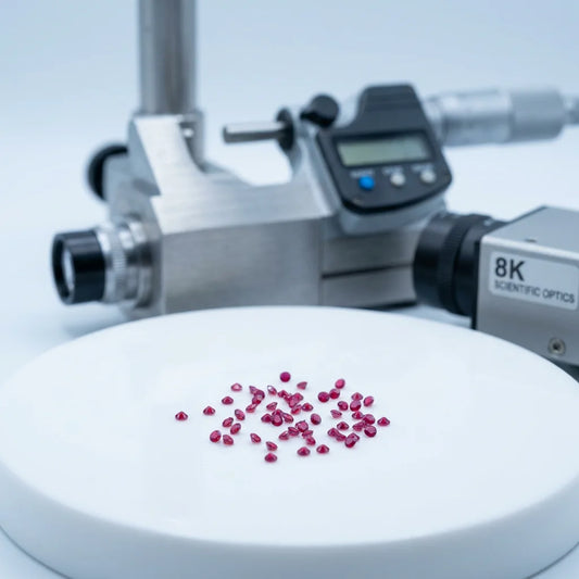 Precision Synthetic Ruby Jewel Bearings - 9 Mohs Hardness, Low Friction for Laboratory Instruments