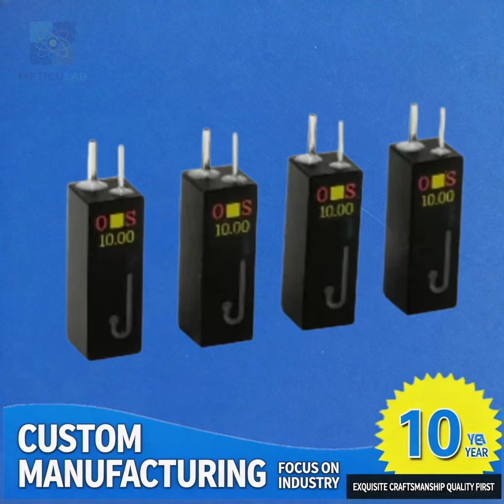 MQ10-F Aluminum-Clad Quartz Flow Cell 32uL 10mm Path for UV-Vis Spectrophotometer