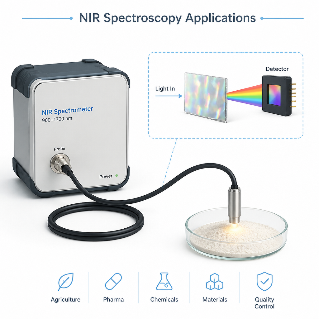 METICULAB NIR Transmission Grating 300 l/mm for 780-2500nm Spectroscopy