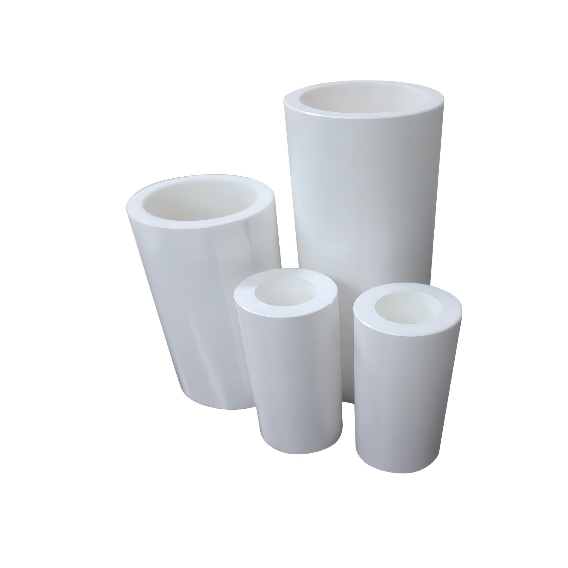Alumina ceramic tubes for high temperature and corrosion resistance applications