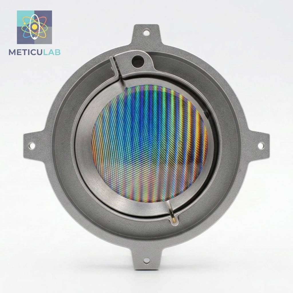 Convex Diffraction Grating for Imaging Spectrometers | 0.2 - 16 micron Full Spectrum | Meticulab