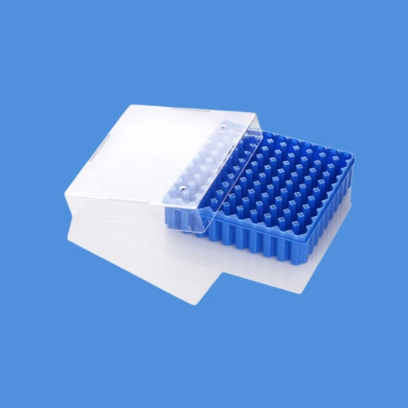 MET-CB100 100-Well Cryo Box - PC/PP/Paper Liquid Nitrogen Freezer Box