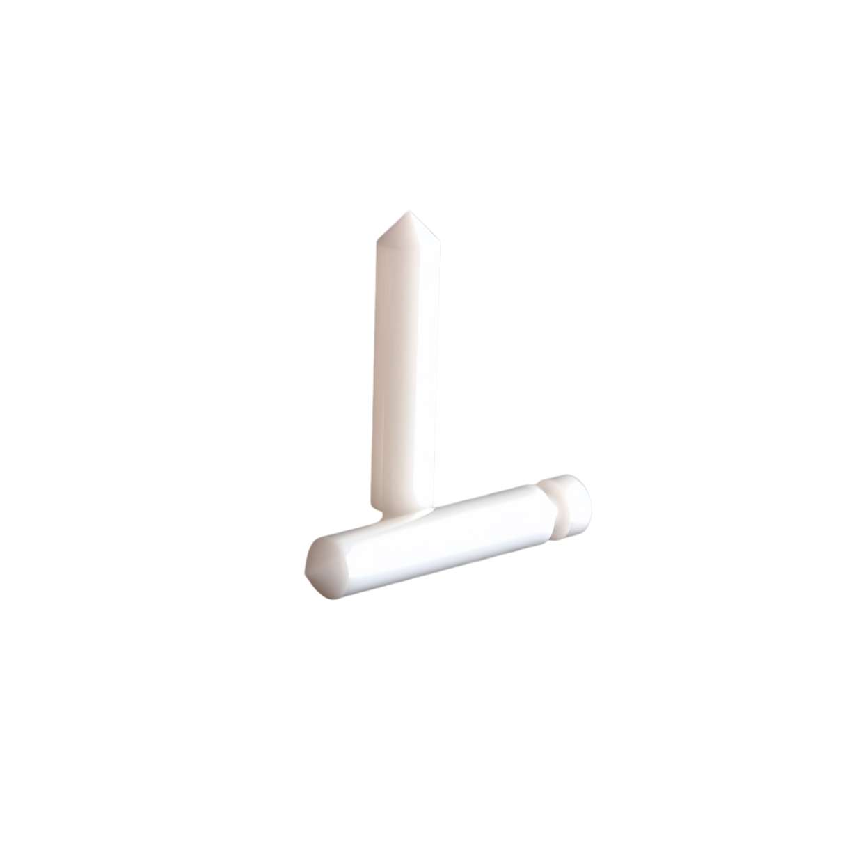 Custom L-shaped ceramic component, manufactured to customer drawings