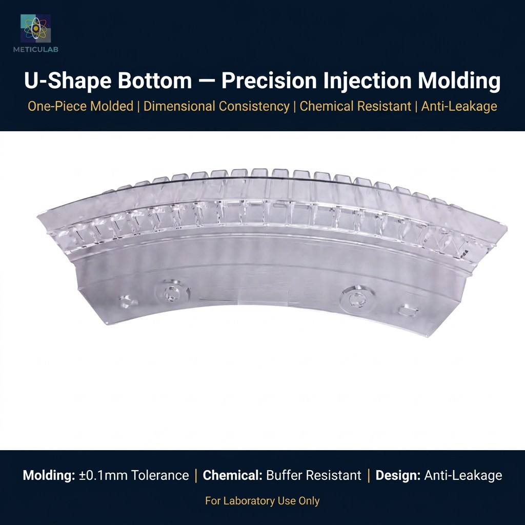 METICULAB™ Compatible Reaction Cuvette for Hitachi 7180 7600 | Multi-Cell Optical Grade Replacement
