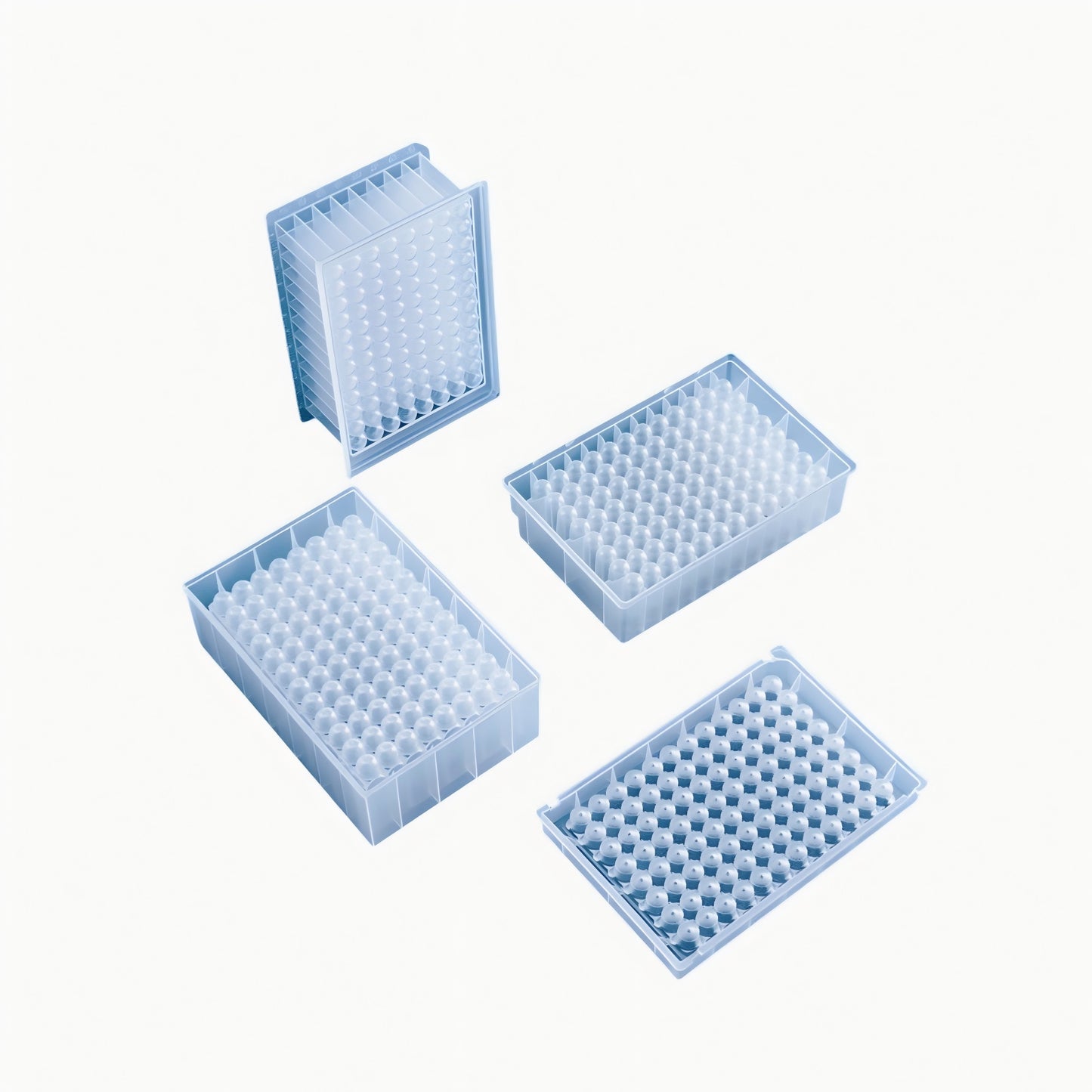 Meticulab stacked deep well plates for laboratory automation, sterile and stackable for high-throughput screening