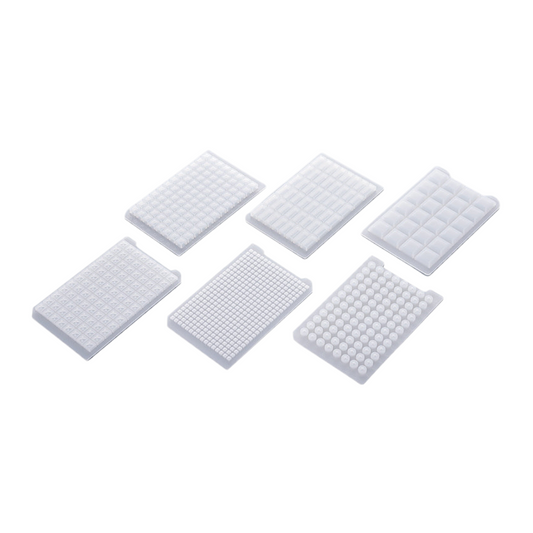 Meticulab sealing mats for deep well plates, silicone and rubber options for secure sample sealing