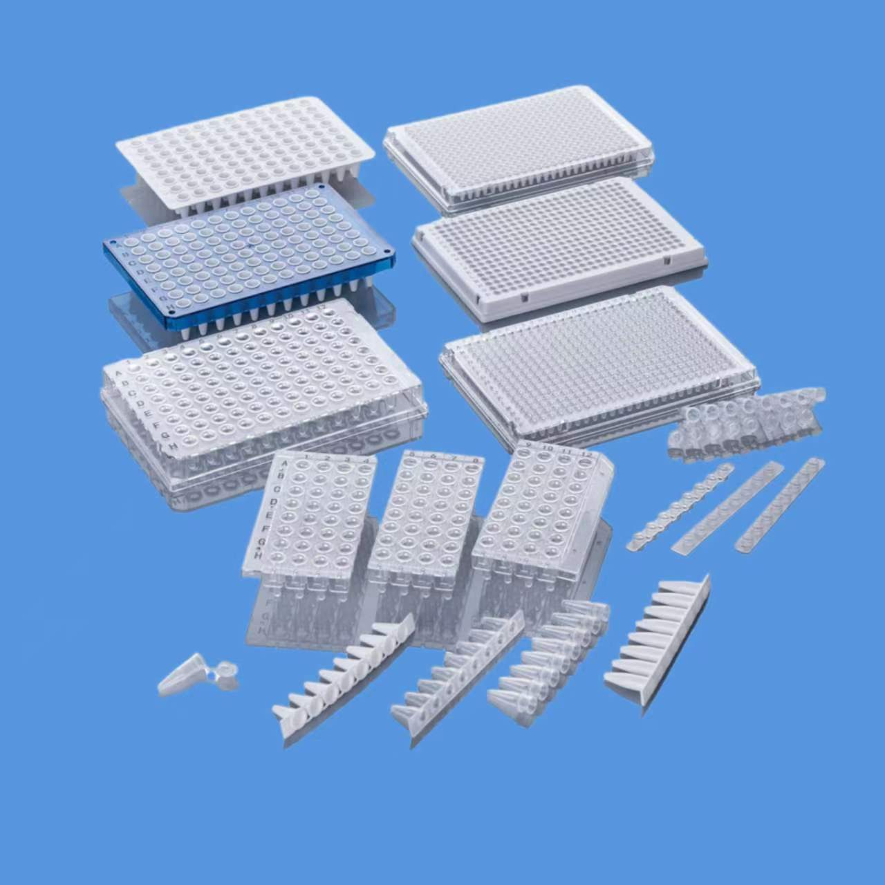 PCR plates and tubes engineered for minimal evaporation and excellent flatness for sealing
