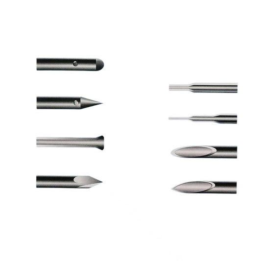 Close-up of precision stainless steel tube showing surface finish, custom tubing for laboratory equipment